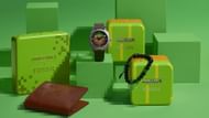 The Fossil x Minecraft Collection embraces the theme and imagery of the film (Image via Fossil)